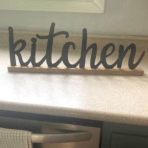 Kitchen sign